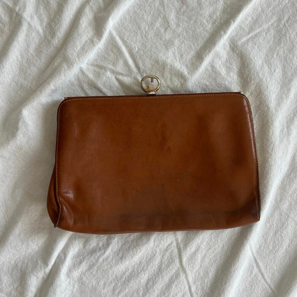 Vintage Furla leather Clutch